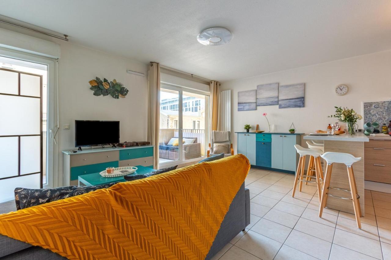 Melchior - Beau T2 Avec Terrasse Au Coeur D'Euromediterranee Marseilles Exterior foto